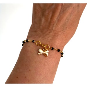 Bracciale con ciondolo a forma di fiocco di neve pastello