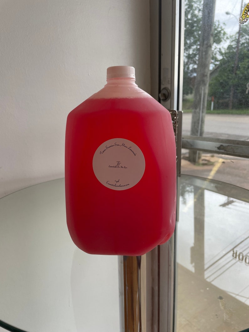 Sea Moss Lemonade Gallon Etsy