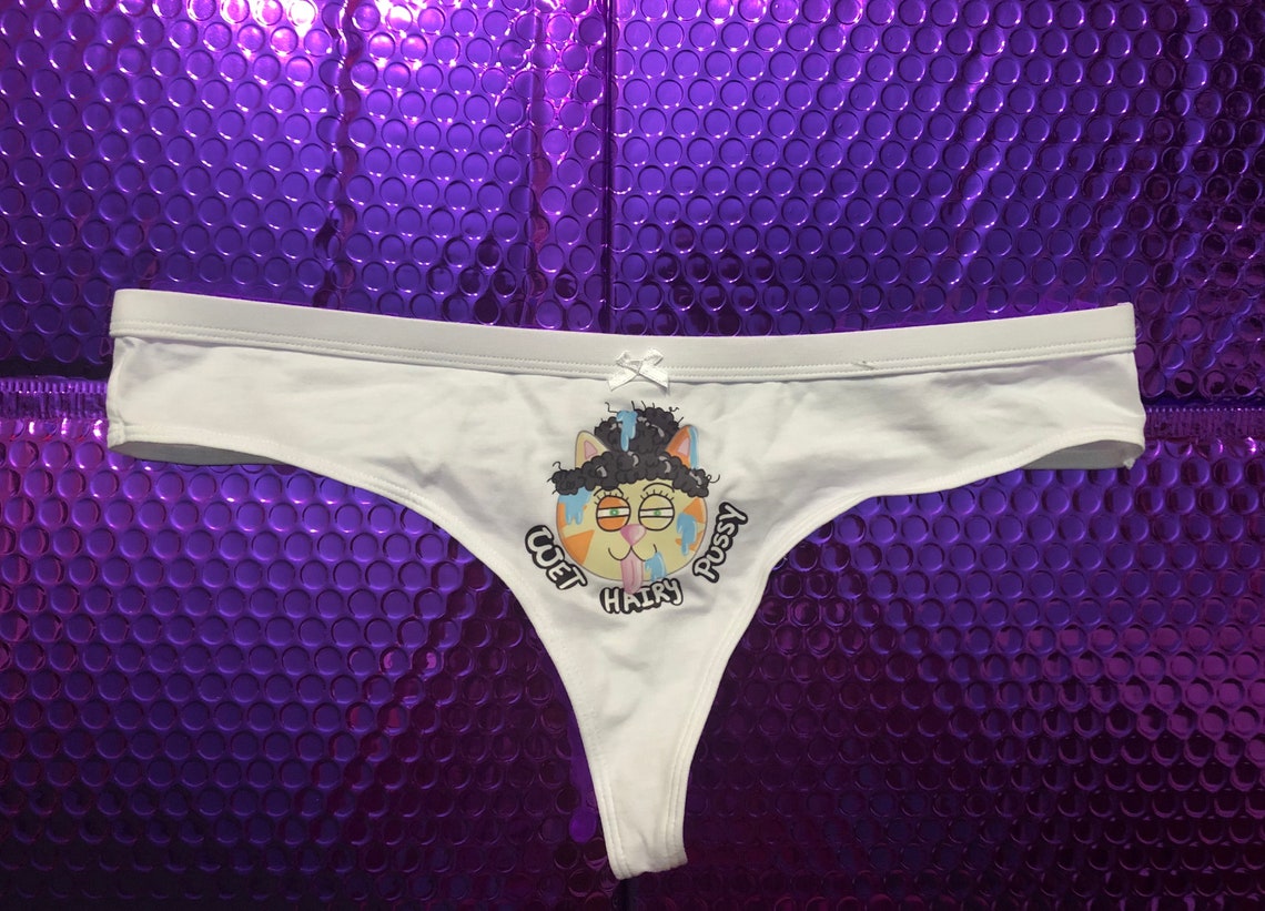 Wet Hairy Pussy underwear | Etsy