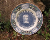ROYAL WORCESTER Dr. John Wall Multi Colour Portrait Plate 10 quot Royal Worcester for Woodward 39 s China Department, Vancouver Canada. Example 3