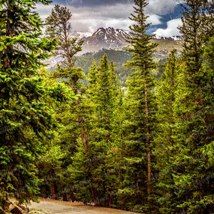 Mount Blue Sky (Evans) Peak Gravel Road Colorado Rocky Mountains, Landscape Photography, Printable Digital Download, Wallpaper, Background