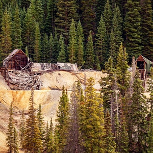 Yankee Girl Mine Ruins Ouray, Colorado, San Juan Mountains, Red Mountain Pass, Landscape Photography, Printable Digital Download