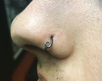 Handmade Niobium Nostril/nose Ring Piercing Body Jewelry