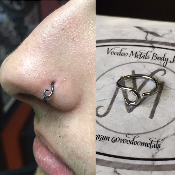 Handmade Niobium Nostril/Nose ring