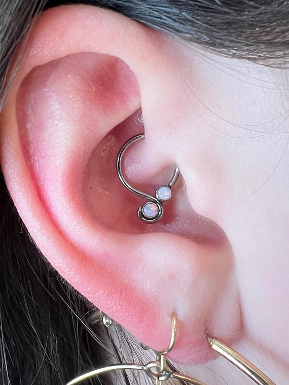 Niobium Hypoallergenic Piercing Jewelry Cute Gold Mushroom