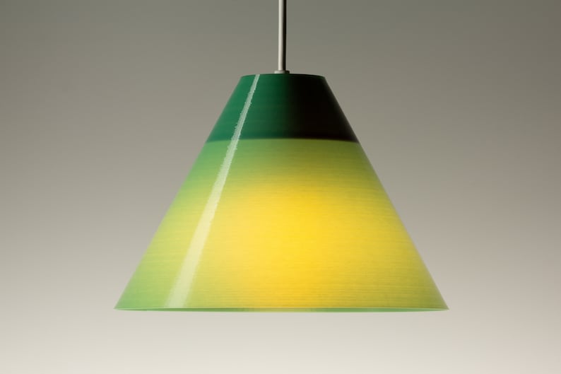 Thingatize Color Change Green Lamp Shade For Pendant Light
