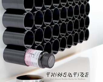 Redken Shades EQ Wall Mount Organizer: Salon Bottle Holder for 33mm Bottles