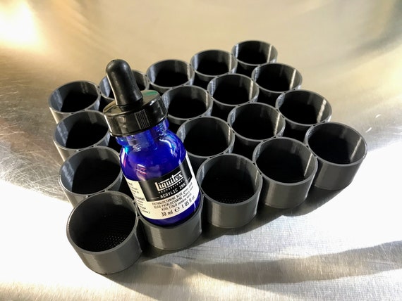 1oz Liquitex Acrylic Ink Bottle Trays Made to Order Guaranteed