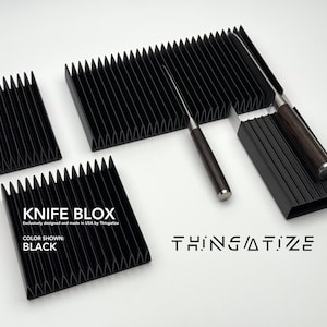 Kitchen Knife Organizer for Chefs, Stores 8 to 28 Blades, USA Made Kitchen Storage