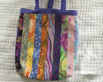 Grand sac matelassé à la main