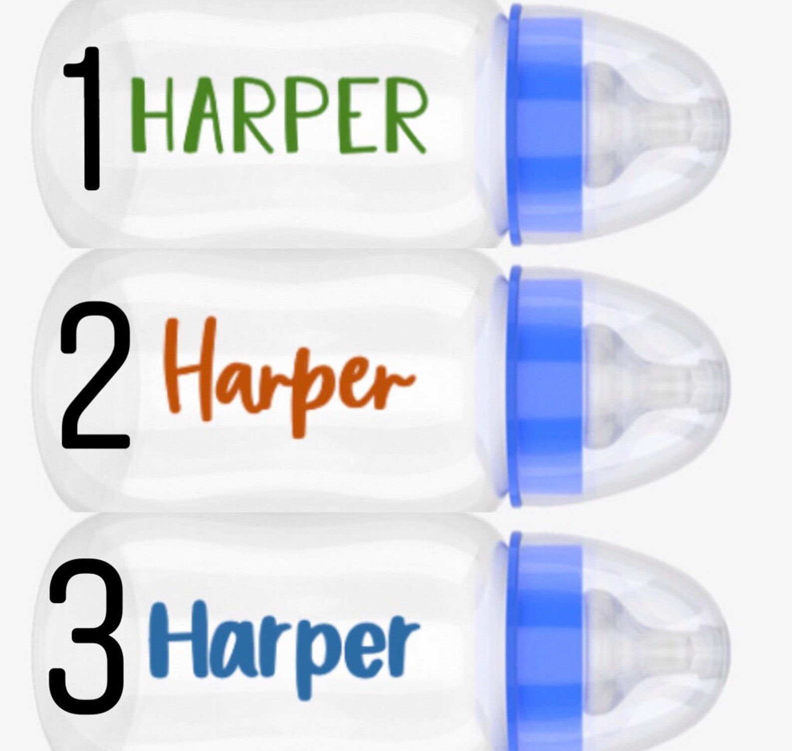 Custom Baby Bottle Label Sets set of 10 Etsy