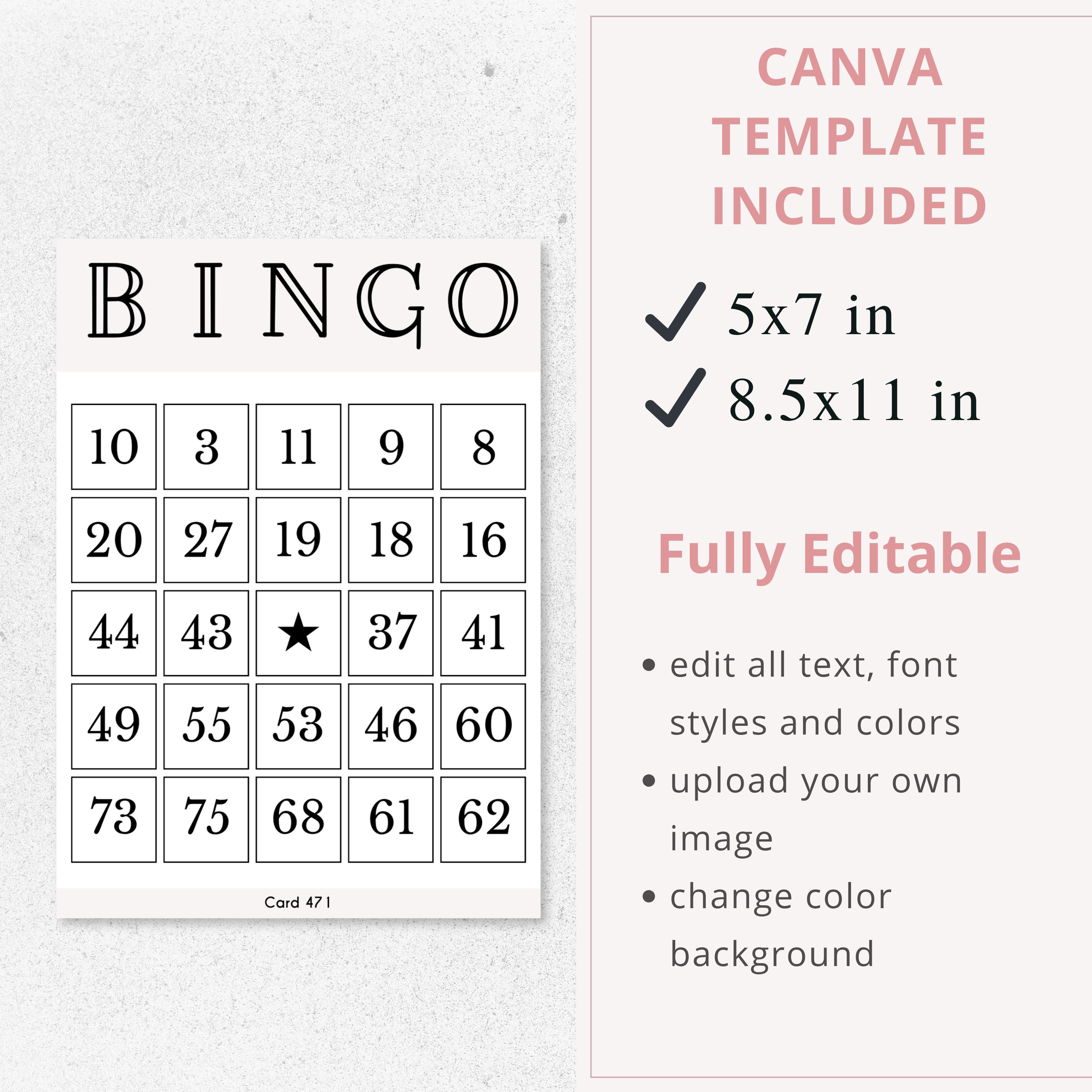 1.020 Cartones De Bingo De Cartulina – Blanco – 5,5 X 9,5 Cm – Ideales Para Tachar Con Rotulador