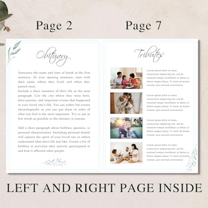 loss of father, funeral card, funeral brochure, celebration of life, funeral program, obituary template, loss of mother, in loving memory, loss of loved one, canva template, loss of grandmother, funeral template, obituary program