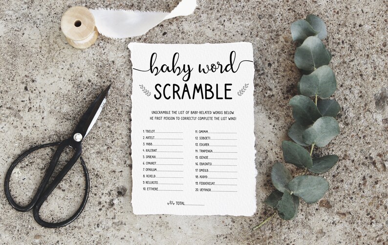 Rustic Baby Shower Games Template Covid Baby Shower by Mail Etsy