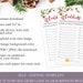 Christmas Bridal Shower Games Printable Wedding A-Z Game - Etsy
