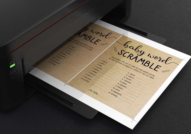 Rustic Baby Shower Games Template Covid Baby Shower by Mail Etsy