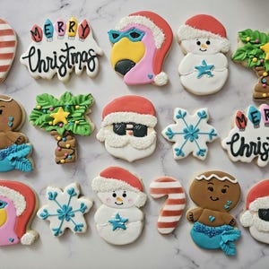 Beach Christmas Cookies