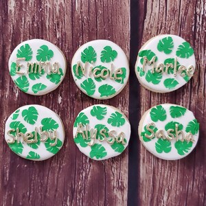 Bridesmaid Palm leaf Cookies