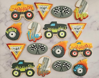 Monster Truck Cookies