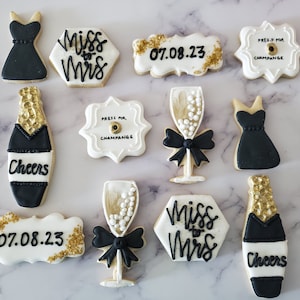 Champagne Cookie Set - Engagement/Wedding
