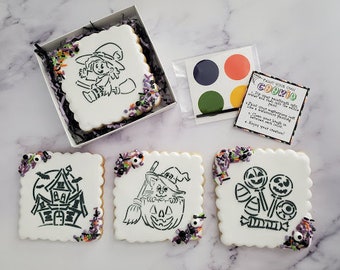Paint Your Own Halloween Cookies  Boxed