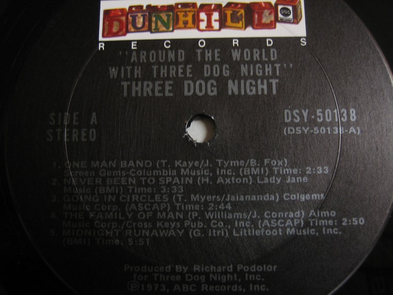 Three Dog Night Around the World 1973 With Live 2 Lp's Etsy