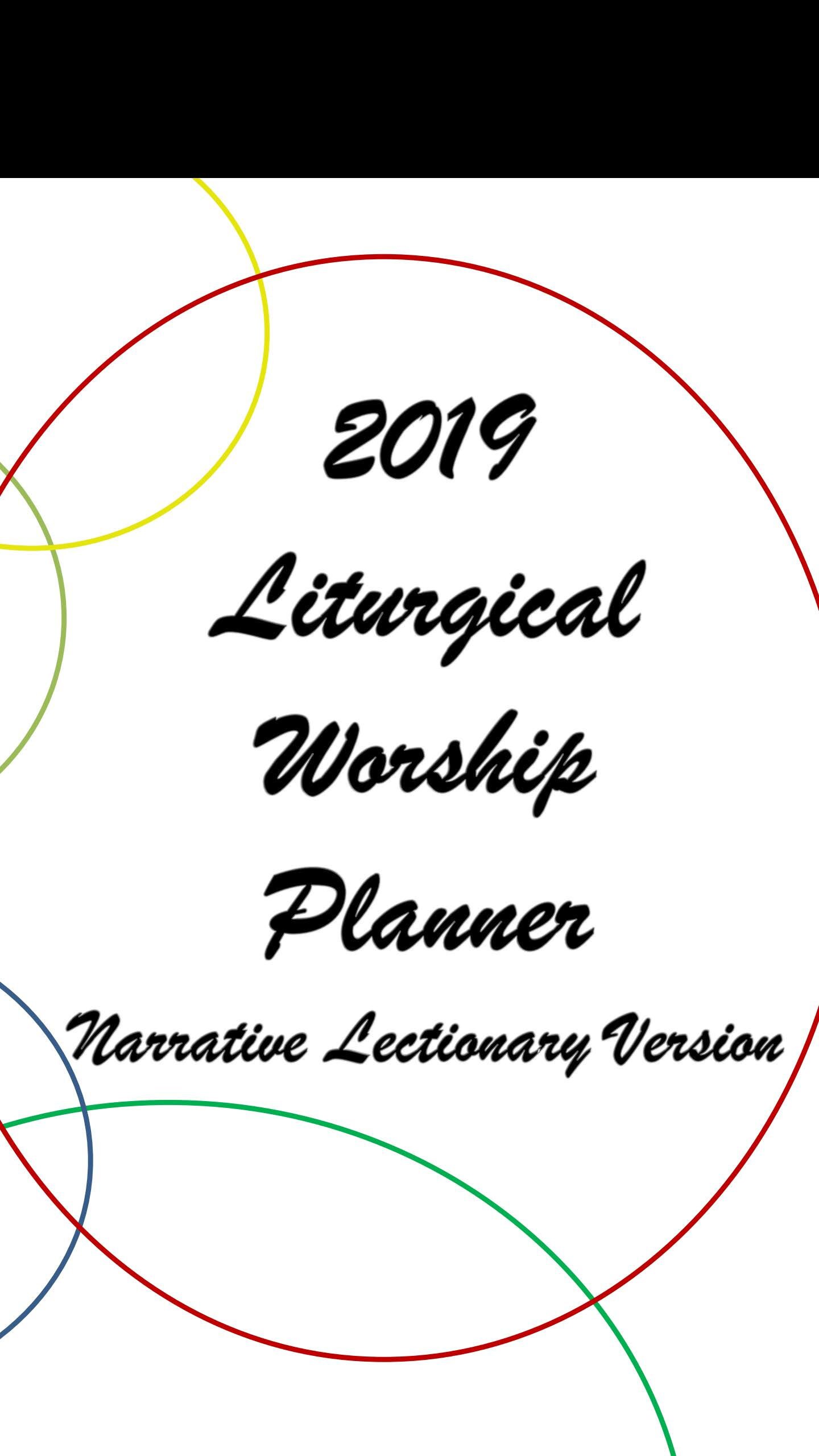 2019 Narrative Lectionary Worship Planning Pages | Etsy
