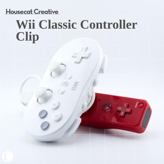 ニンテンドーWii用クラシックコントローラ用リモートクリップ - Etsy 日本