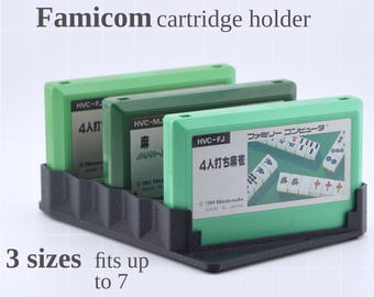 Famicom cartridge display holder