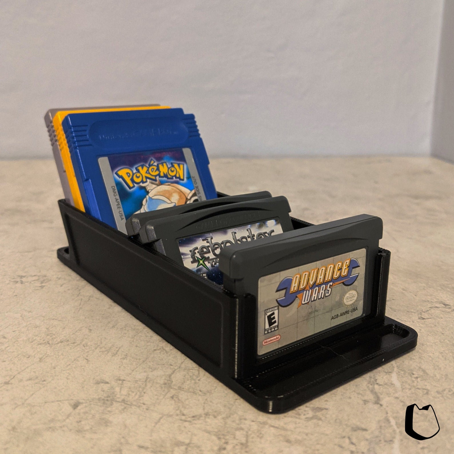Gameboy game cartridge holder caddy Etsy