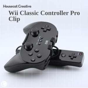 Classic Controller Pro to Remote clip for Nintendo Wii