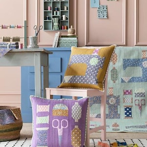 Tilda Make do and Mend Pillow kit - Mustard