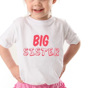 Big Sister Big Brother Little Sister Little Brother Matching Sibling Shirts, Baby Reveal, New Baby Announcement