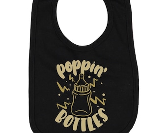 Poppin Bottles Infant Bib
