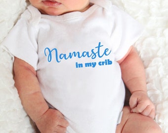 Namaste In My Crib Infant Bodysuit or Toddler T Shirt