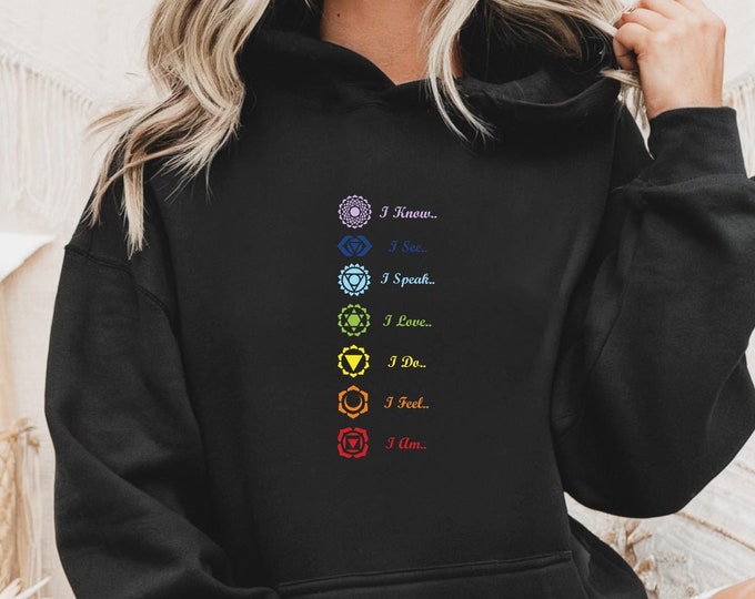 7 Chakra Yoga Hoodie