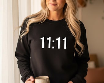 11:11 Sweatshirt | Angel Number Sweatshirt | Spiritual Crewneck | Manifestation Gift for Women