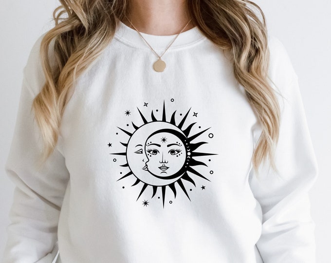 Sun and Moon Yin Yang Sweatshirt
