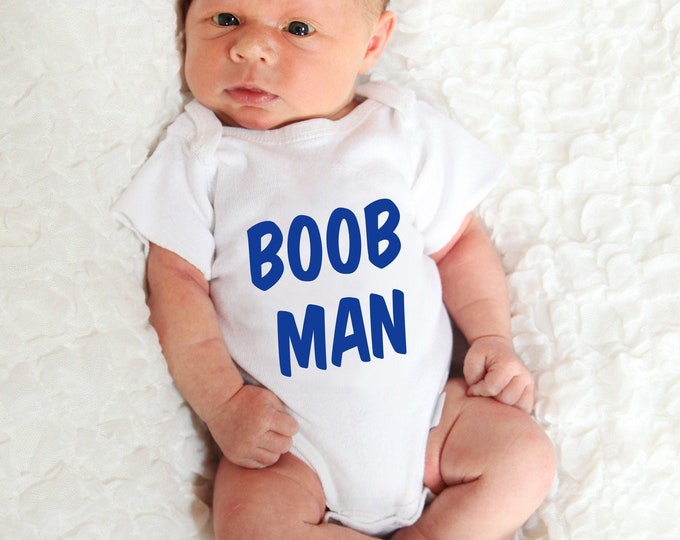 Boob Man Infant Bodysuit or Toddler T Shirt