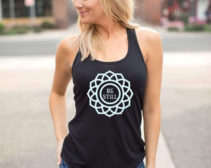 Be Still Mandala Yoga Tank Top