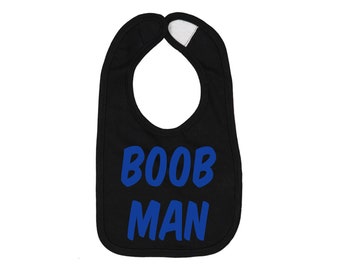 Boob Man Infant Bib