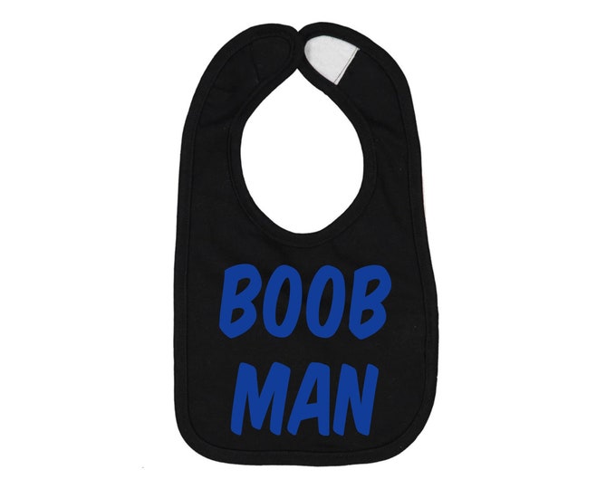 Boob Man Infant Bib