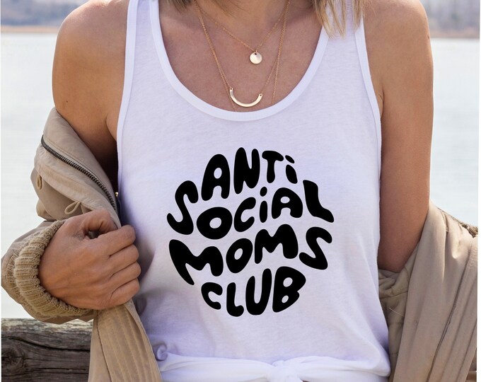 Anti Social Moms Club Tank Top