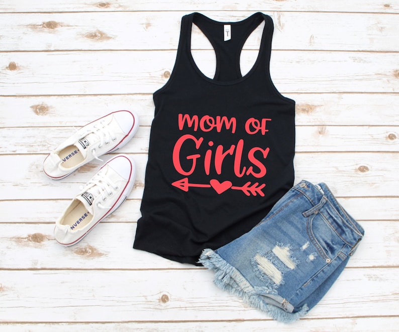 Mother Gifts From Daughters Worlds Greatest Girl Mom Shirt Summer Tank Tops For Mom Life Mom Of Girls Tank Top For Women Spring Apparel