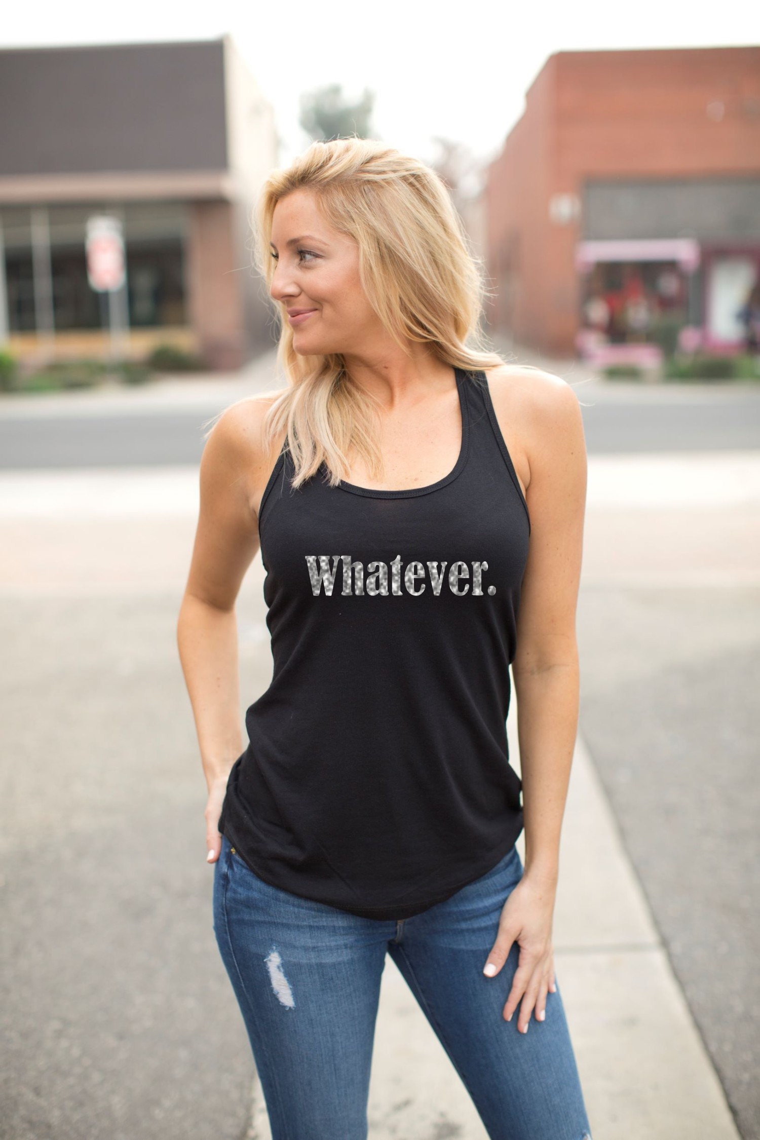 Attitude Shirt, Whatever, Sassy Tank Top, Funny, Sarcastic Summer