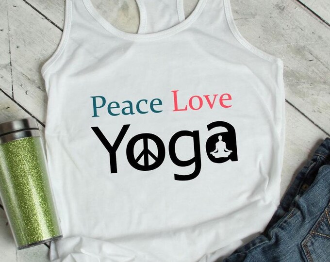 Peace Love Yoga Tank Top