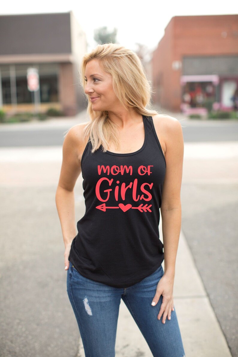Mother Gifts From Daughters Worlds Greatest Girl Mom Shirt Summer Tank Tops For Mom Life Mom Of Girls Tank Top For Women Spring Apparel