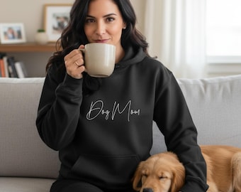 Dog Mom Hoodie for Women, Dog Mom Sweatshirt, Dog Mama Sweater, Dog Lover Pullover