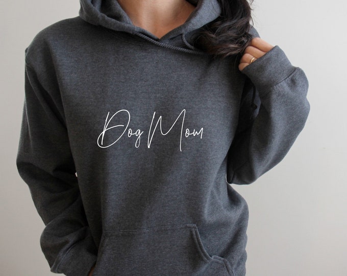 Dog Mom Script Hoodie