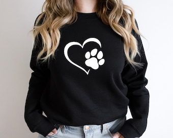 Dog paw print sweatshirt 2025